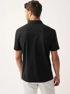 Noir - Polo à manches courtes