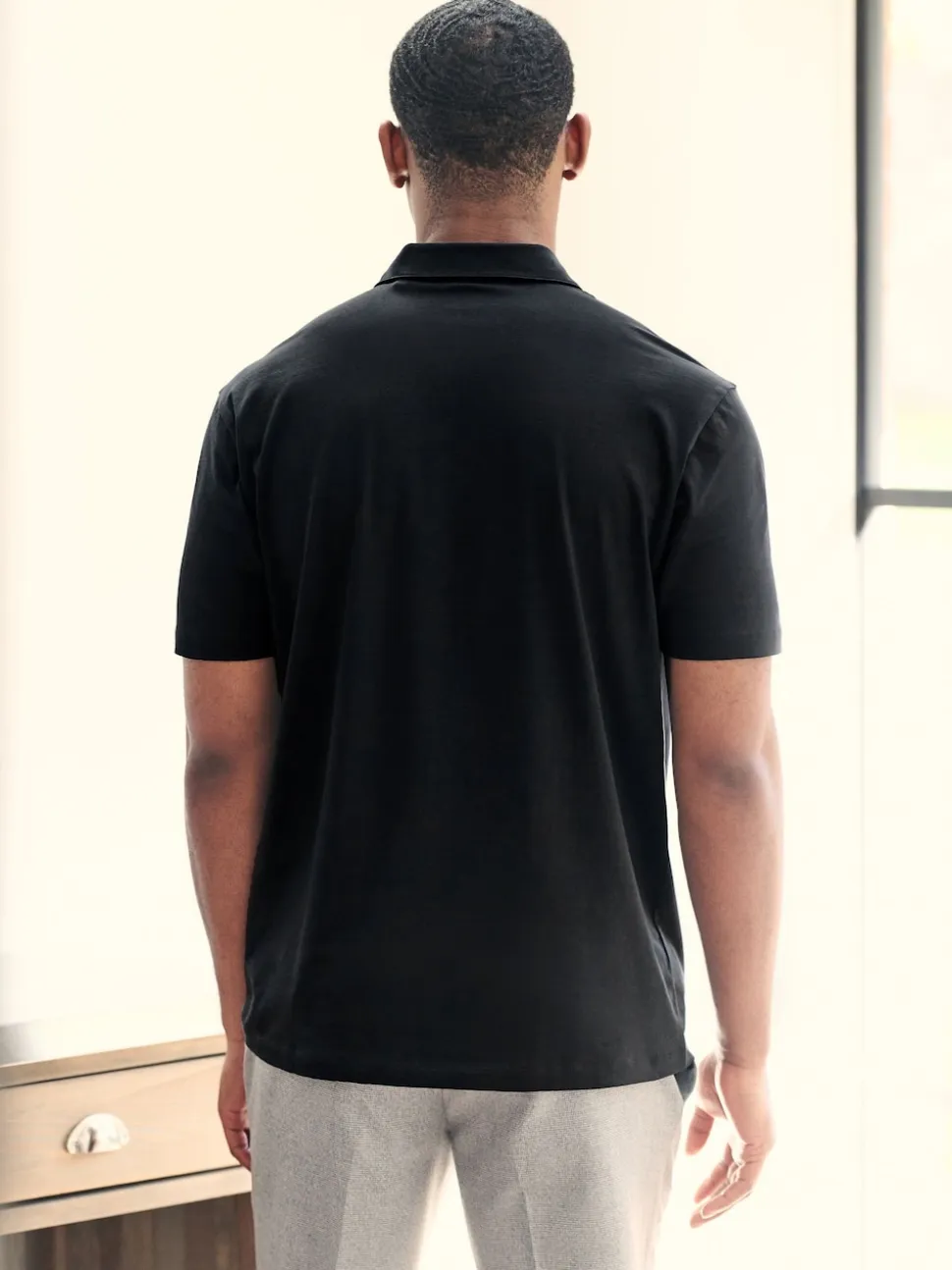 Noir - Polo en jersey Manches courtes 3 Pack