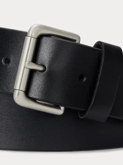 Noir - Polo Ralph Lauren Leather Jeans Belt