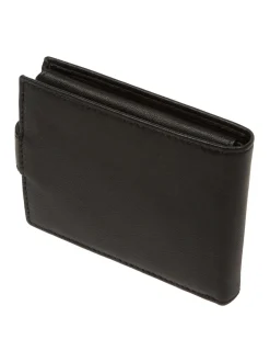 Noir - Portefeuille en cuir Cultured London « Max »