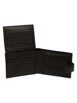 Noir - Portefeuille en cuir Cultured London « Max »