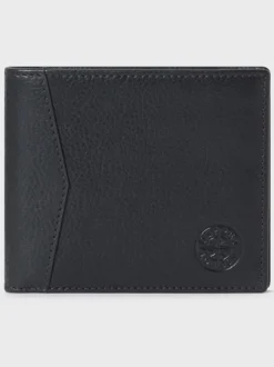 Noir - Portefeuille Osprey London The Compass en cuir