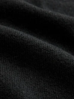 Noir - Pull d’allaitement en maille Grossesse