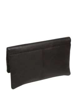 Noir - Pure Luxuries London Pochette Amelia Nappa en cuir