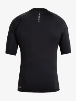 Noir - Quiksilver Rash gilet UPF50 à manches courtes