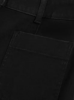 Noir - Reiss - Sakura - Jean évasé à poches plaquées