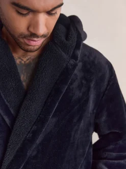 Noir - Robe de toilette Depolaire