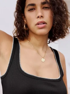 Noir - Robe d’été mi-longue en jersey