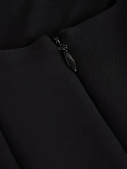 Noir - Robe longue à taille cintrée Occasion