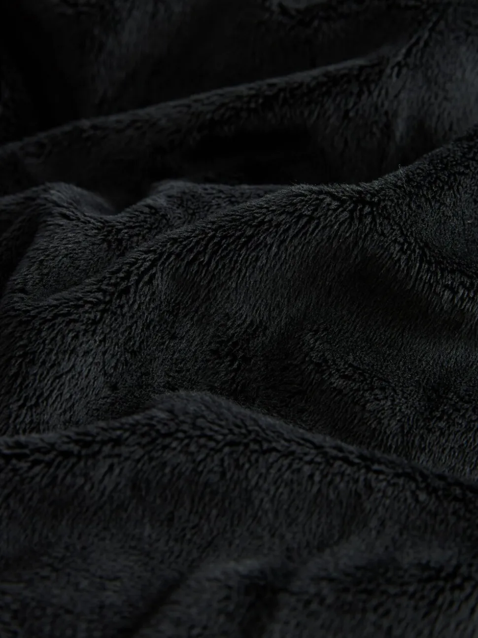 Noir - Résistant à la douche Faux Fur Lined À capuche Doudounes (3-16yrs)