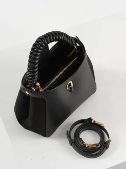 Noir - Sac à bandoulière Luella Grey Catherine à poignée tissée