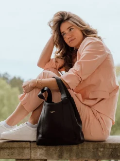 Noir - Sac à main Pure Luxuries London Colette en cuir