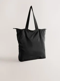 Noir - Sac cabas pliable