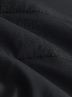 Noir - Sans capuche - Veste hybride zippée