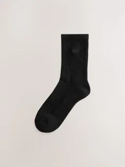 Noir - Self. Chaussettes de cheville Cushion Sole Lounge 3 Pack