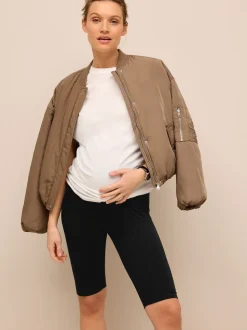 Noir - Short cycliste de maternité