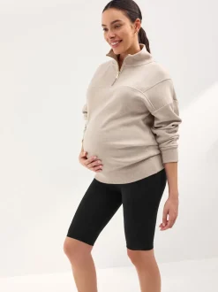 Noir - Short cycliste de maternité