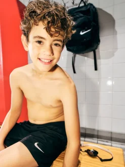 Noir - Short de bain Nike 4 Inch Volley