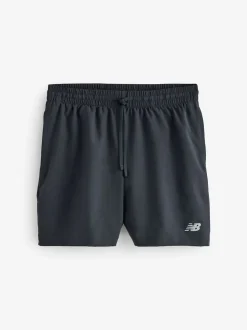 Noir - Short de course New Balance Essential 5pouces pour homme