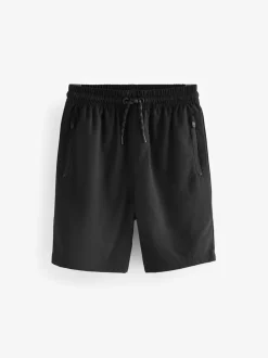 Noir - Short de sport (3-16ans)
