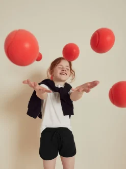 Noir - Short en jersey (3-16ans)