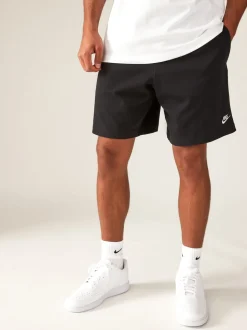Noir - Shorts en maille Nike Club