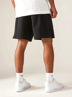 Noir - Shorts en maille Nike Club