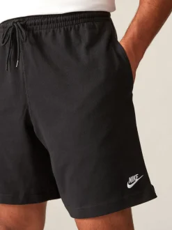 Noir - Shorts en maille Nike Club
