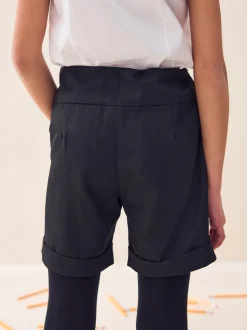 Noir - Shorts pour l'école (3-16ans)