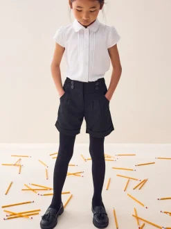 Noir - Shorts pour l'école (3-16ans)