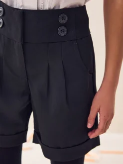 Noir - Shorts pour l'école (3-16ans)