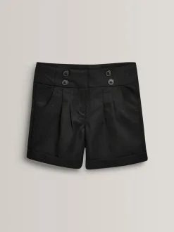 Noir - Shorts pour l'école (3-16ans)