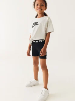 Noir - Shorts Pro Dri-FIT Nike petits enfants