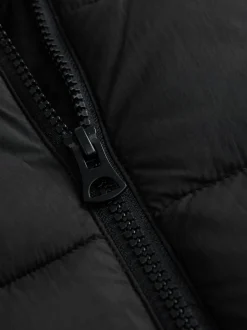 Noir - Shower Resistant Square Quilted Coat (3-16yrs)