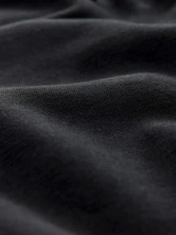 Noir - Skinny Fit (Skinny Fit) - Pantalon de Joggings en coupe ajustée à dos brosse