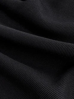 Noir - Slim Fit (Slim Fit) - Veste côtebée