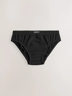 Noir - Slip en coton 100% 7 Paquet (1.5-16ans)