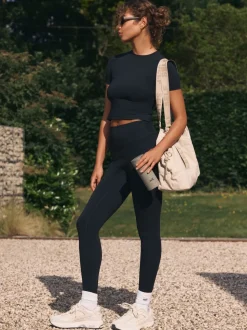 Noir - soi-même. Legging taille haute