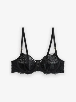 Noir - Soutien-gorge A-E en dentelle