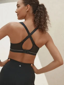 Noir - Soutien-gorge non rembourré BG Active Sports High Impact Dry Tech