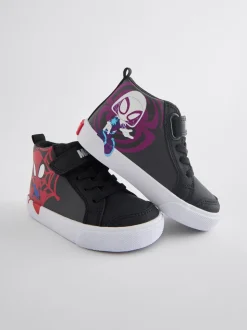 Noir - Spidey et Friends Elastique Lace Fermeture par contact Bottes