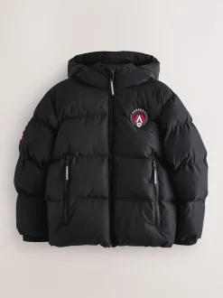 Noir - Superdry Sports Puffer Coat