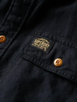 Noir - Surchemise Superdry Trailsman coupe décontractée