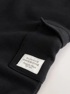 Noir - Survêtement utilitaire en jersey doux au toucher (3mois à7ans)