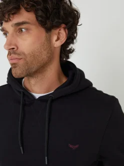 Noir - Sweat à capuche Threadbare