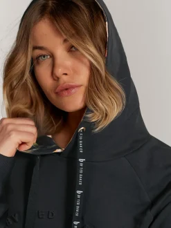 Noir - Sweat B by Ted Baker long à capuche