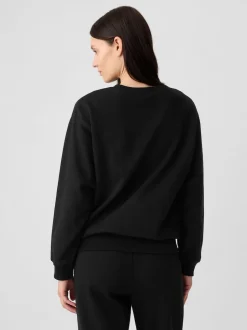 Noir - Sweat Gap décontracté à logo