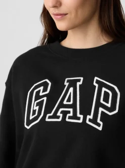 Noir - Sweat Gap décontracté à logo