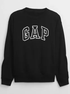 Noir - Sweat Gap décontracté à logo