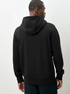 Noir - Sweat-shirt à capuche Nike Club à enfiler